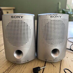 SONY SRS-P7 Silver Wired Speakers